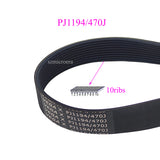 VEGA V-Belt Rubber Belt PJ1194 470J 6/7/8/9/10 ribs Treadmill Motor Belt Drive Belt Multi Groove Belt