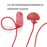 Safety Lock Magnet Safety Key Accessories Treadmill Safety Switch Emergency Stop for BH 6442/6446/6435/6489/6515/6493/6449