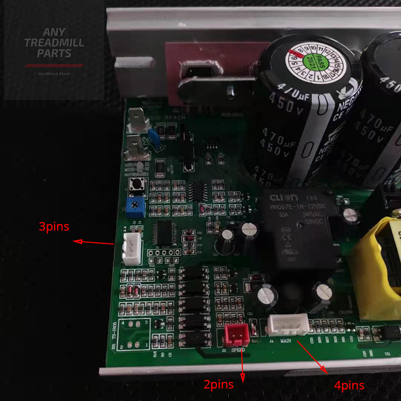 Grand power treadmill motor Controller PCB-ZYXK9-1111-V1.2.PCB also  compatible with Conlin treadmill