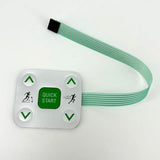 Quick Start Stop Button Keyboard for PRECOR EFX532i Elliptical Button Parts for PRECOR Repair