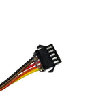 Gear Servo Motor 022170 (Black Connector) Resistance Tension Motor Compatible with E25 E35 E55 E75 E95 Sole Elliptical Machines