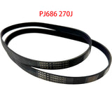 1PC New VEGA V-Belt PJ686 270J Treadmill Motor Drive Belt Transmission Belt 5/6/7/8/9/10/12 Ribs