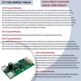 428528 Incline Motor Controller Fits for NordicTrack Treadmill 1250 1750 2450 X22i X32i and other models Replace 424106, ZG0279