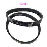 2pcs/lot Drive belt Rubber Belt PJ336 PJ376 7Ribs Mini Conveyor Belt Transmission Belt Logistics Elastic Belt