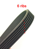 1 Pcs Treadmill Drive Belt EPJ372 6 Ribs Rubber Multi Groove Belt Drive Belt