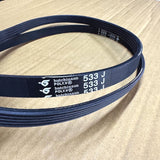 1PC New Hutchinson Poly Ribbed Belt 533J Traction Belt 3PJ533 4PJ533 5PJ533 6PJ533