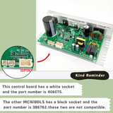 MC1618DLS 406075 Treadmill Control Board, #Replace ZE0822 Works with Icon GldsGym Proform Nordic-Track Treadmill Motor Controller (White Sockets)