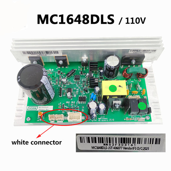 MC1648DLS-JST ZE0824 406077 W/WHITE SOCKETS ProForm NordicTrack Treadmill Motor Controller