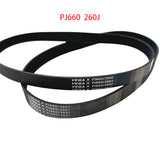 1PC New PJ660 260J Treadmill Motor Drive Fan Pulley Belt 260-J-8 260-J-10 8/10 Ribs Poly Belt