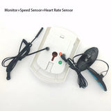 Monitor Speedometer with Heart Rate pulse for Fitness Stationary bicycle Bikes Magnetic Bike fitness Treadmill Accessories