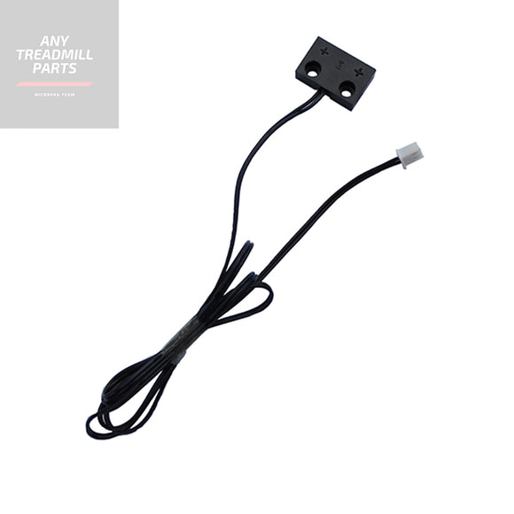 Universal 2-Pin Treadmill Speed Sensor Replacement - 80cm Cable, Magnetic Sensor For Running Machines