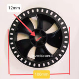 Treadmill Motor fan Cooling fan for treamill motor Universal treadmill sensor perforated wheel 110mm 100mm
