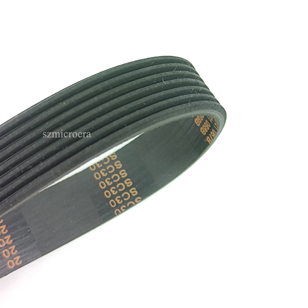 2pcs VEGA V-Belt PJ650/256J 7Ribs Rubber Drive Belt Multi Groove